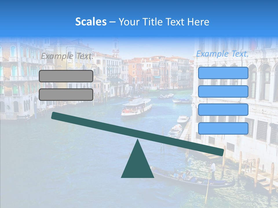 Vaporetto River Residence PowerPoint Template