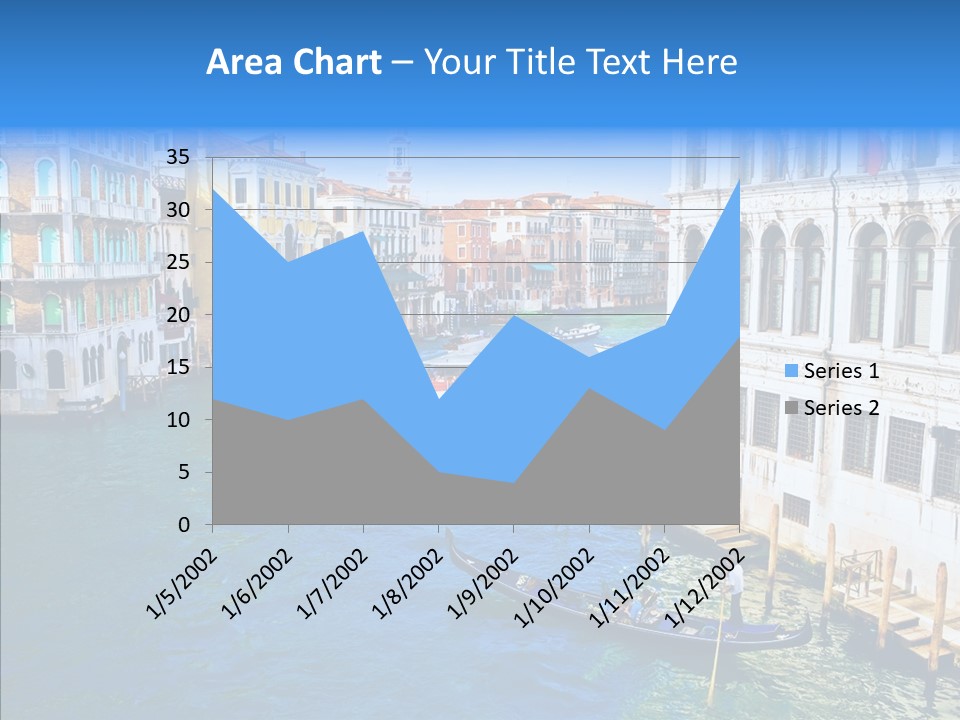 Vaporetto River Residence PowerPoint Template