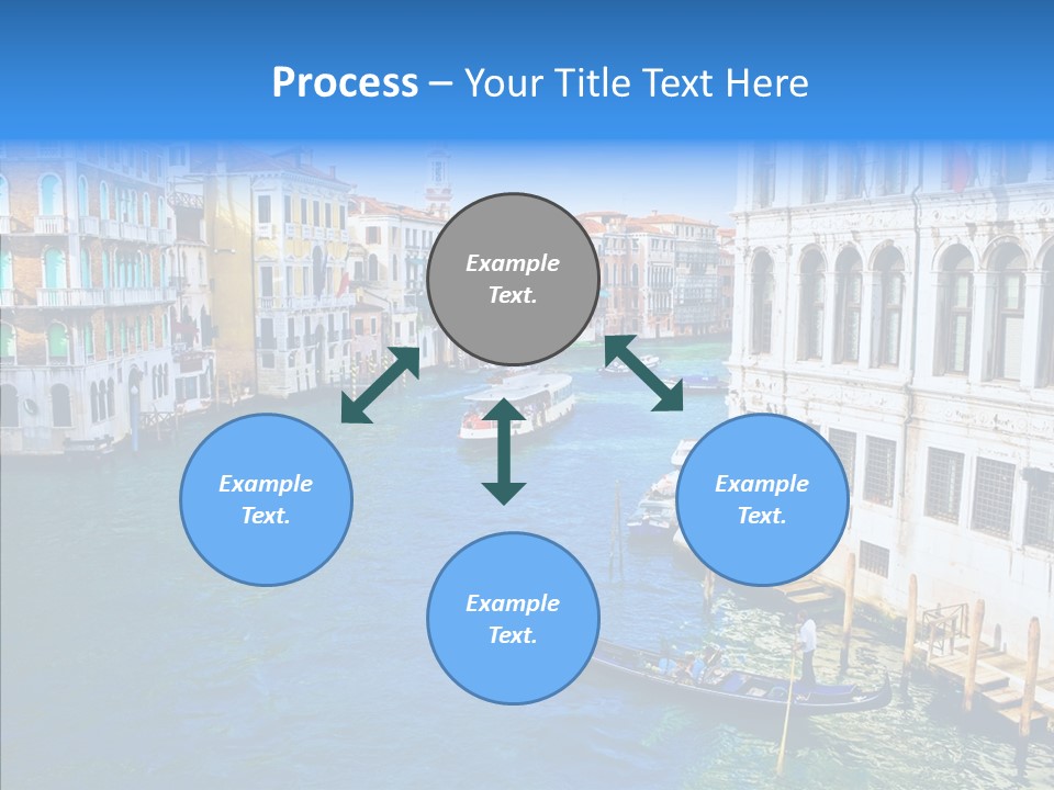 Vaporetto River Residence PowerPoint Template