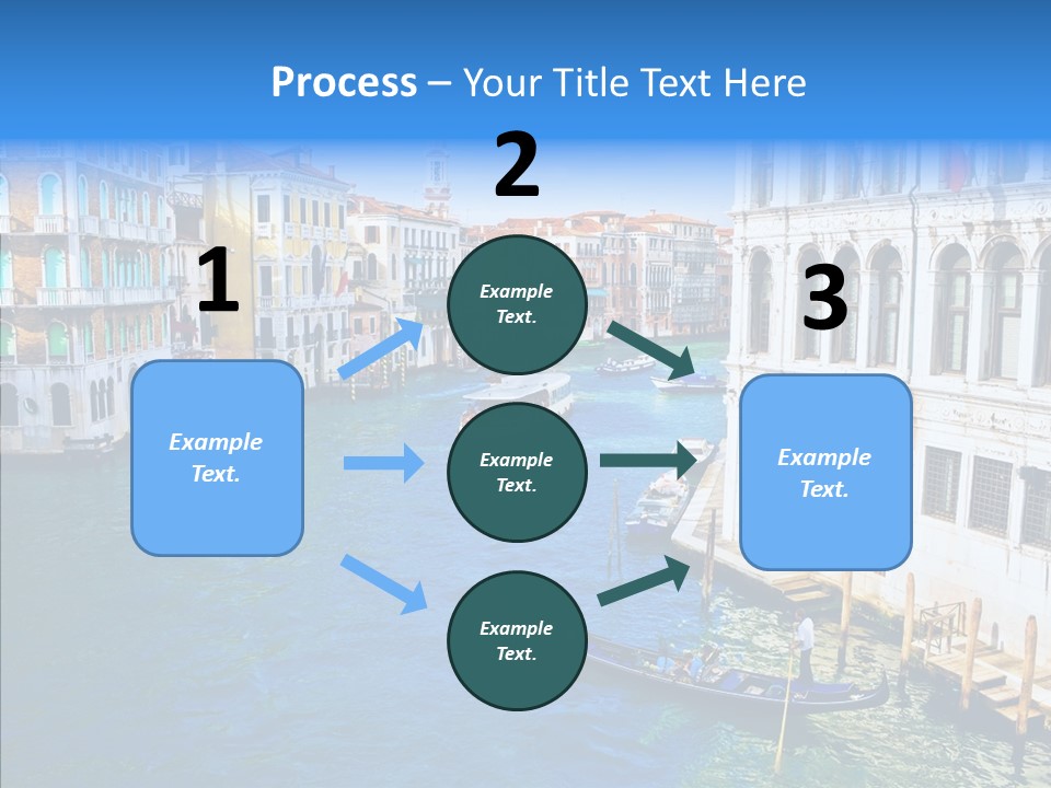 Vaporetto River Residence PowerPoint Template