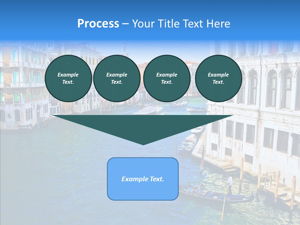 Vaporetto River Residence PowerPoint Template