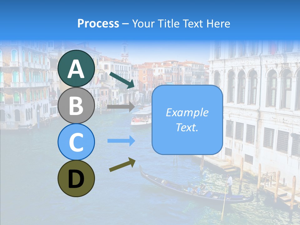 Vaporetto River Residence PowerPoint Template