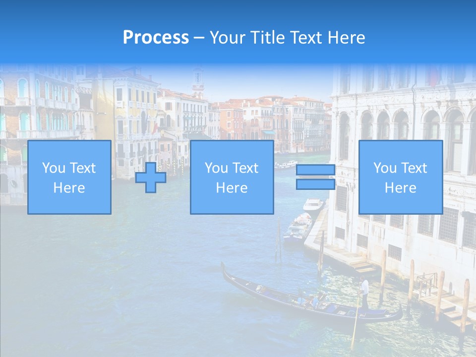 Vaporetto River Residence PowerPoint Template
