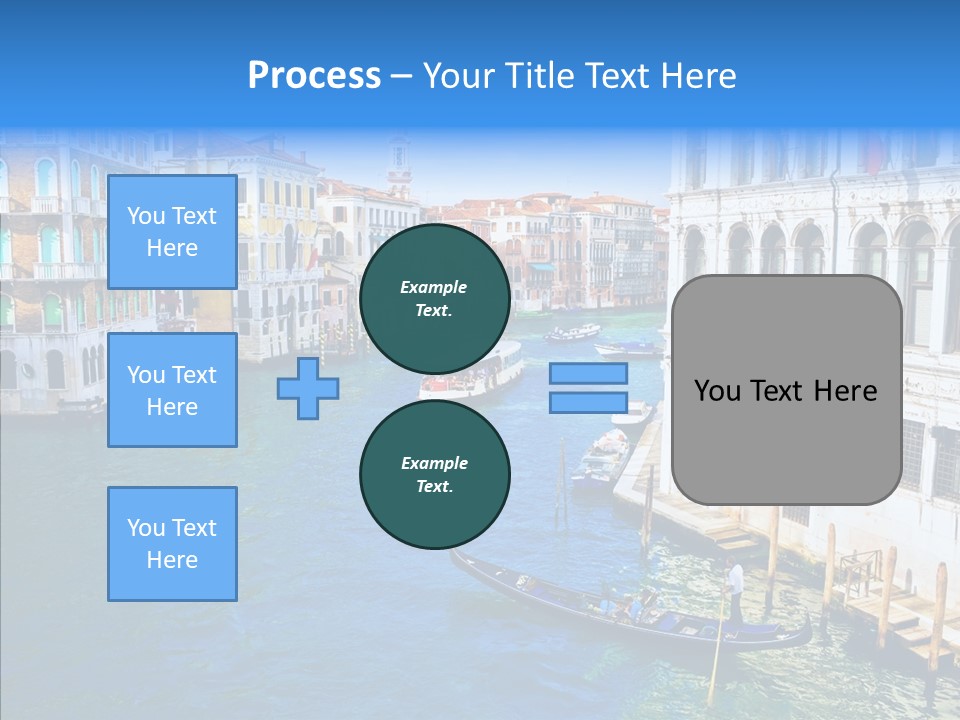 Vaporetto River Residence PowerPoint Template