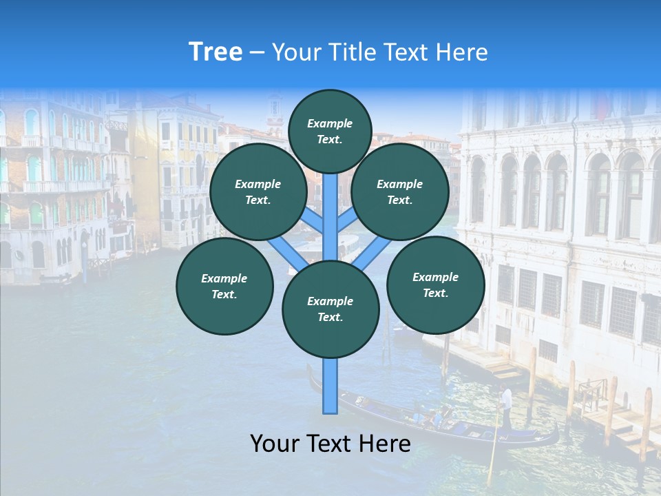 Vaporetto River Residence PowerPoint Template