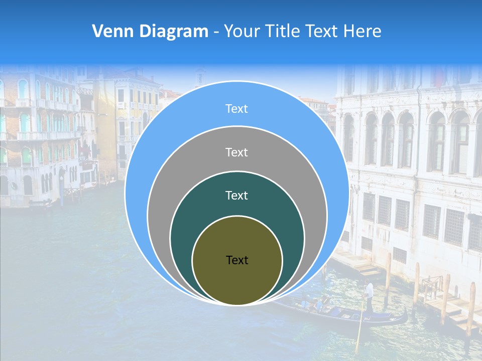 Vaporetto River Residence PowerPoint Template