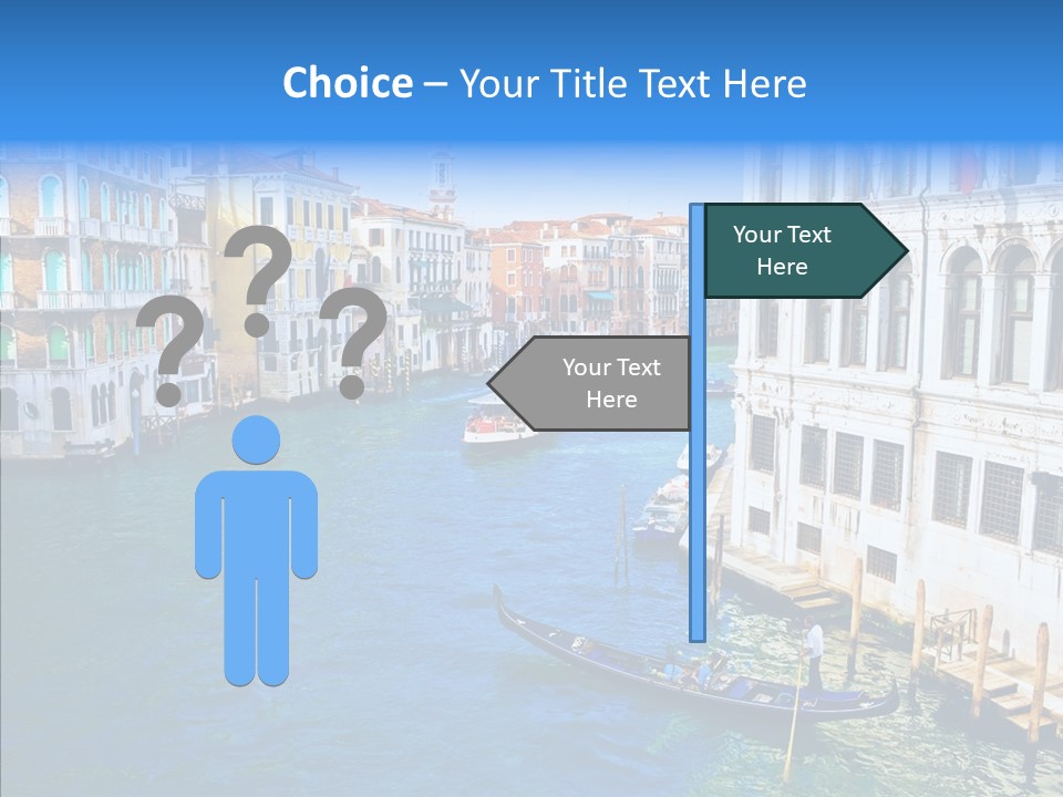 Vaporetto River Residence PowerPoint Template