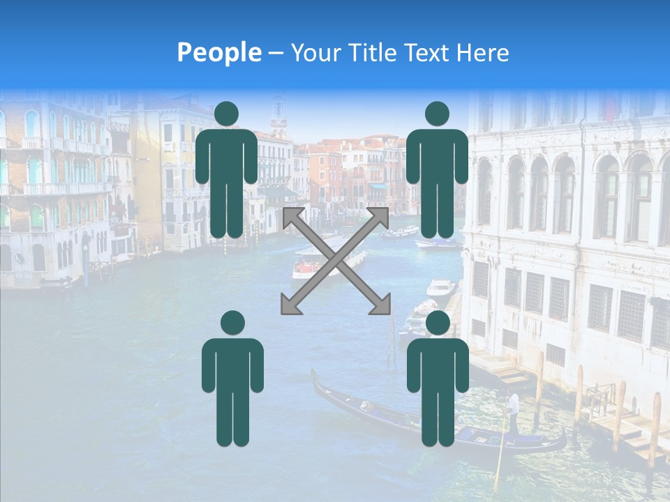 Vaporetto River Residence PowerPoint Template