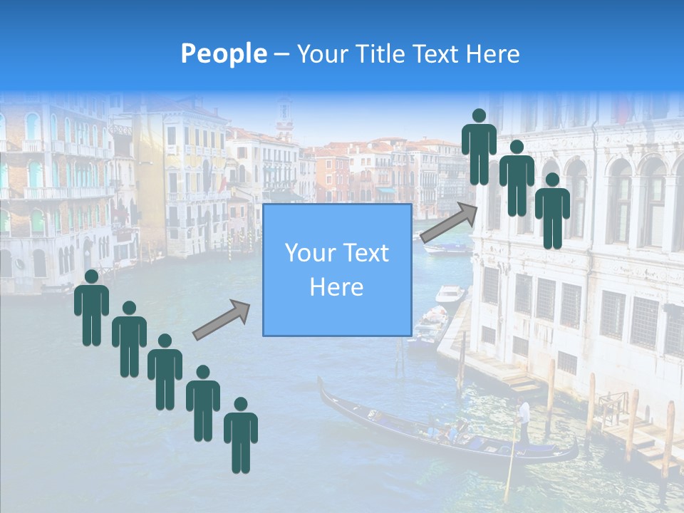 Vaporetto River Residence PowerPoint Template