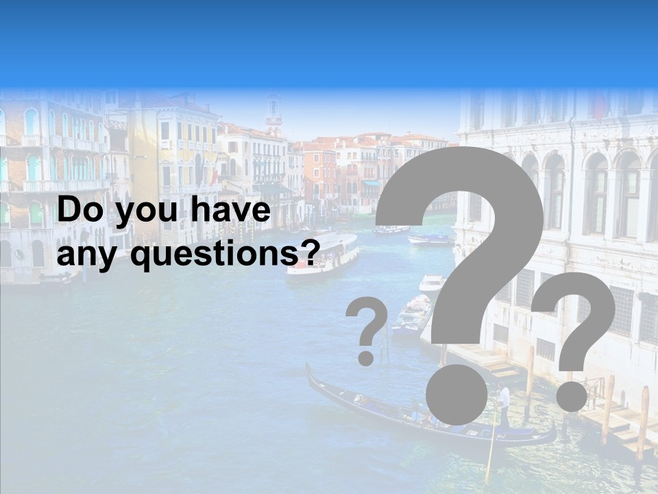 Vaporetto River Residence PowerPoint Template