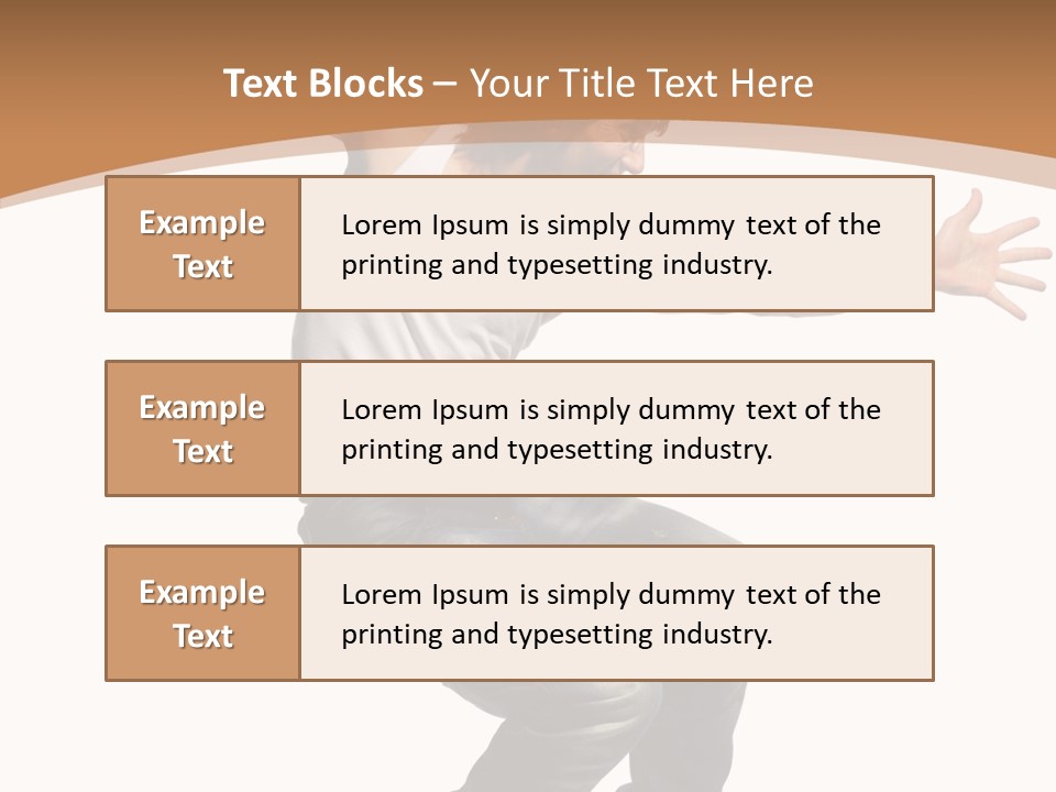 Motion Style Performer PowerPoint Template