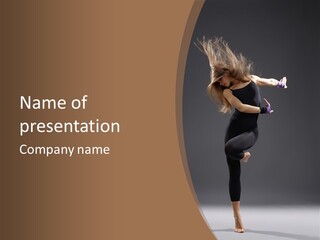 Acrobat Fashion Sport PowerPoint Template