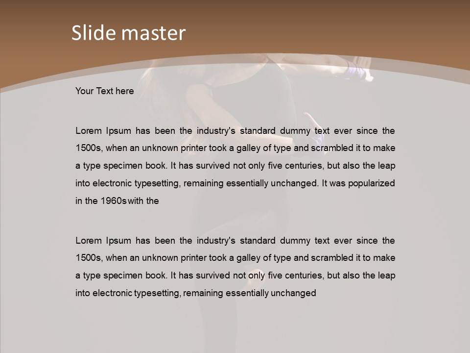 Acrobat Fashion Sport PowerPoint Template