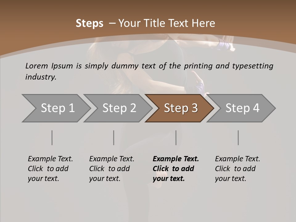 Acrobat Fashion Sport PowerPoint Template