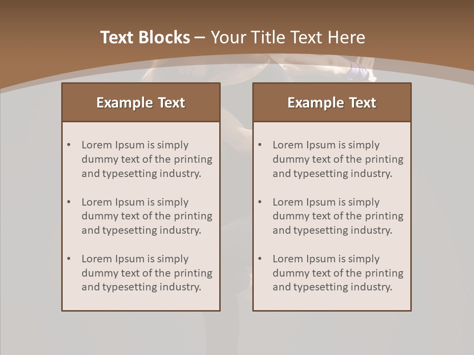 Acrobat Fashion Sport PowerPoint Template