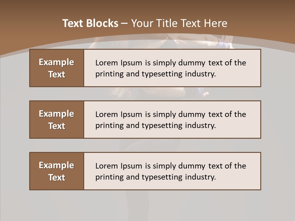 Acrobat Fashion Sport PowerPoint Template