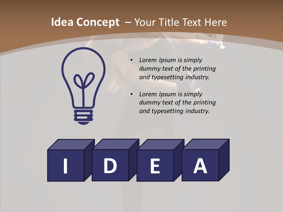 Acrobat Fashion Sport PowerPoint Template