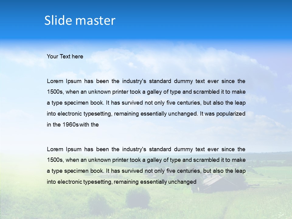 Nature Fresh Spring PowerPoint Template