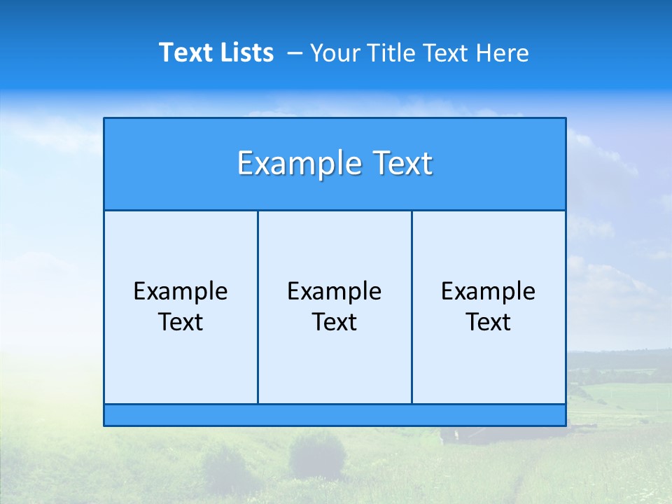 Nature Fresh Spring PowerPoint Template