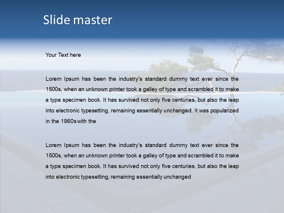 Planet Horizon Shore PowerPoint Template