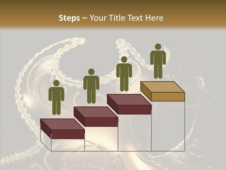 Mask Gold Fashion PowerPoint Template