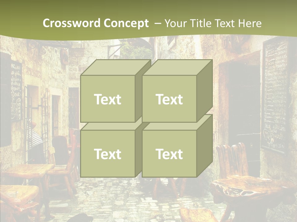 Alley Details House PowerPoint Template