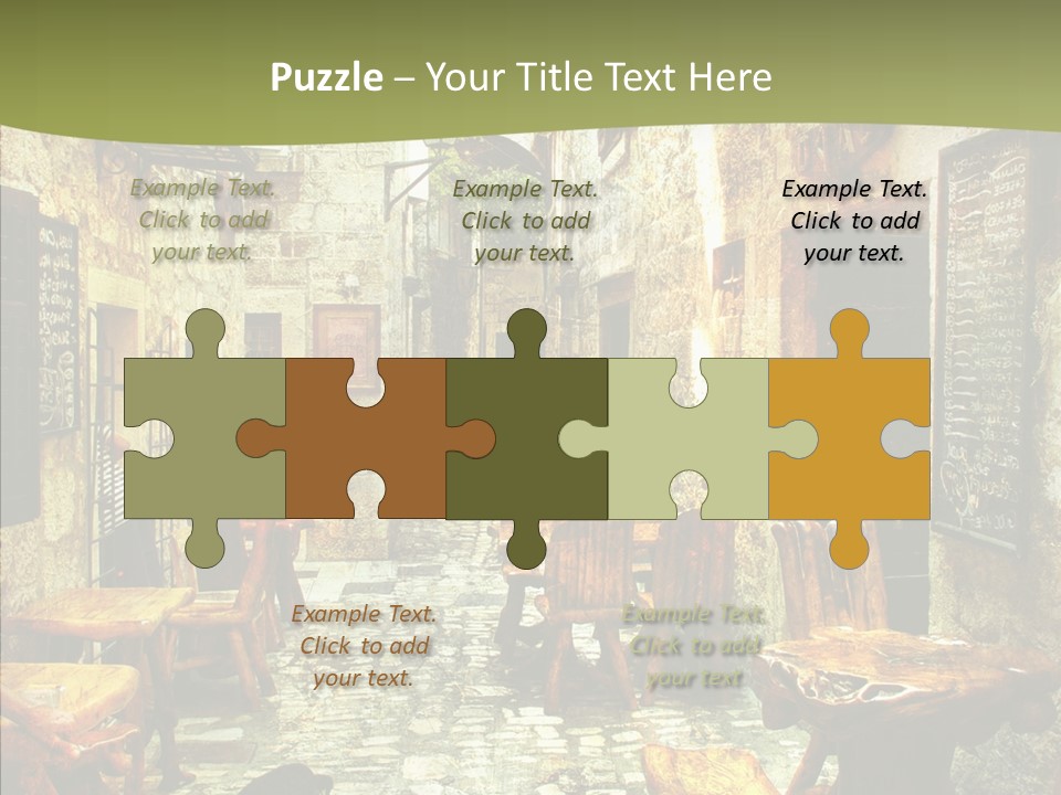 Alley Details House PowerPoint Template