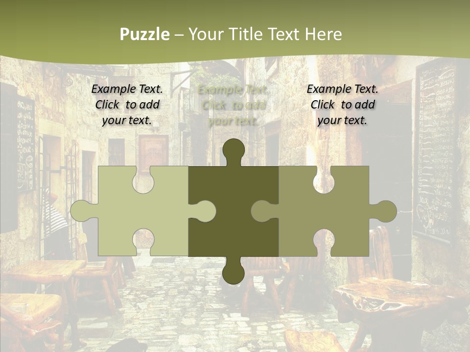 Alley Details House PowerPoint Template