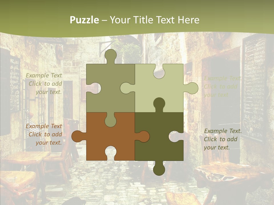 Alley Details House PowerPoint Template