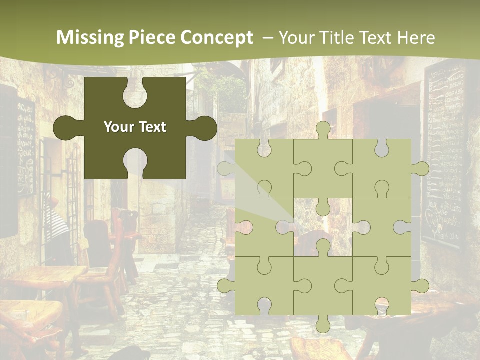 Alley Details House PowerPoint Template