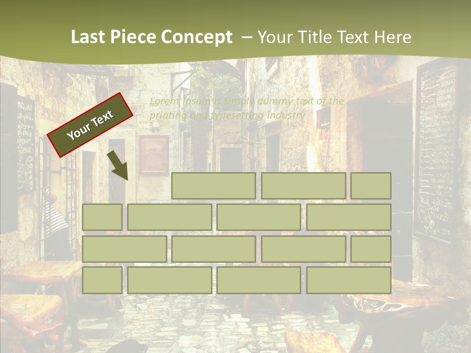 Alley Details House PowerPoint Template