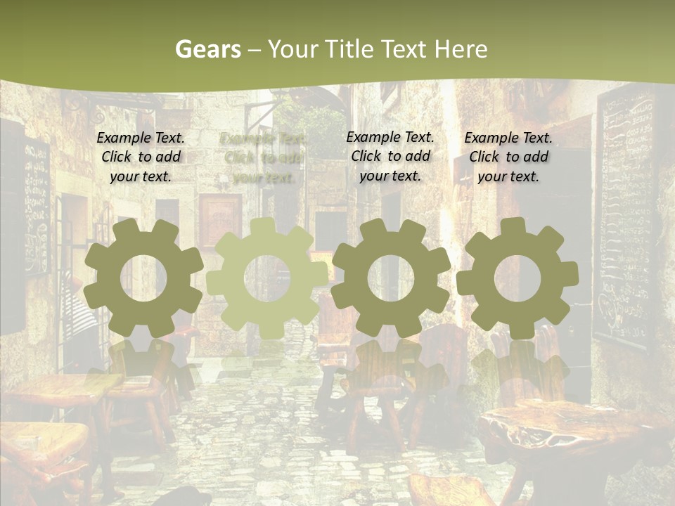 Alley Details House PowerPoint Template