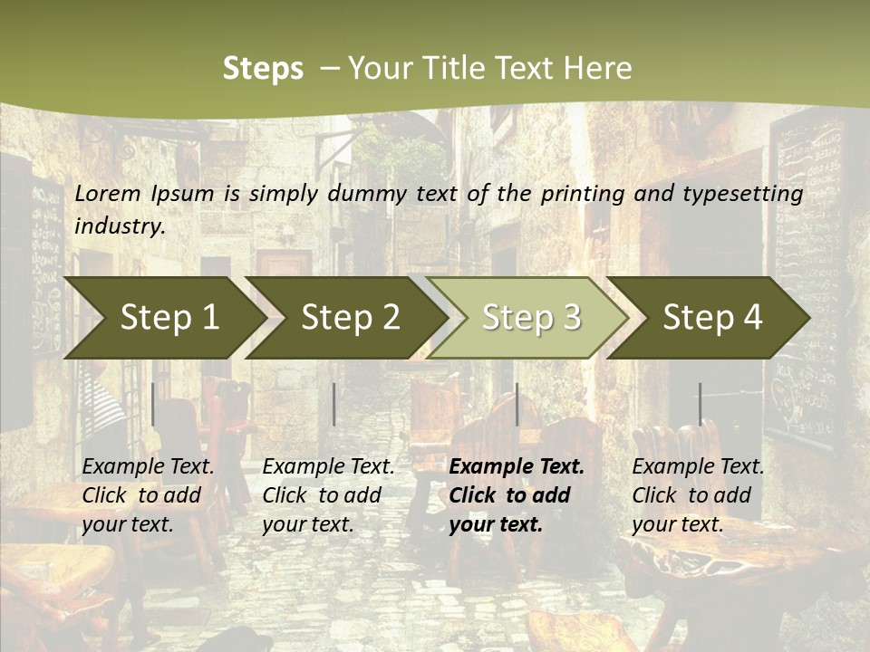 Alley Details House PowerPoint Template