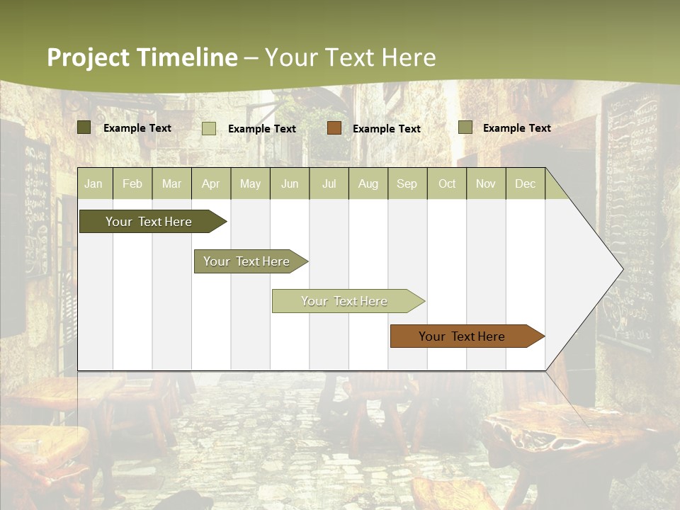 Alley Details House PowerPoint Template