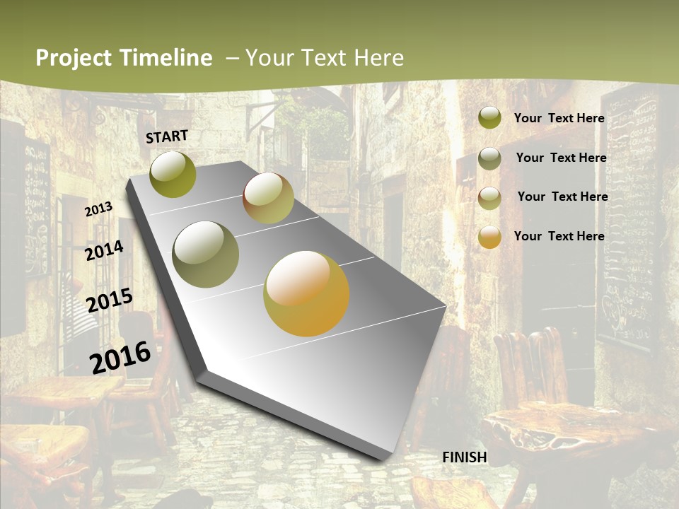 Alley Details House PowerPoint Template