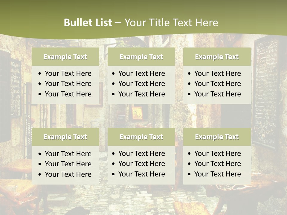 Alley Details House PowerPoint Template