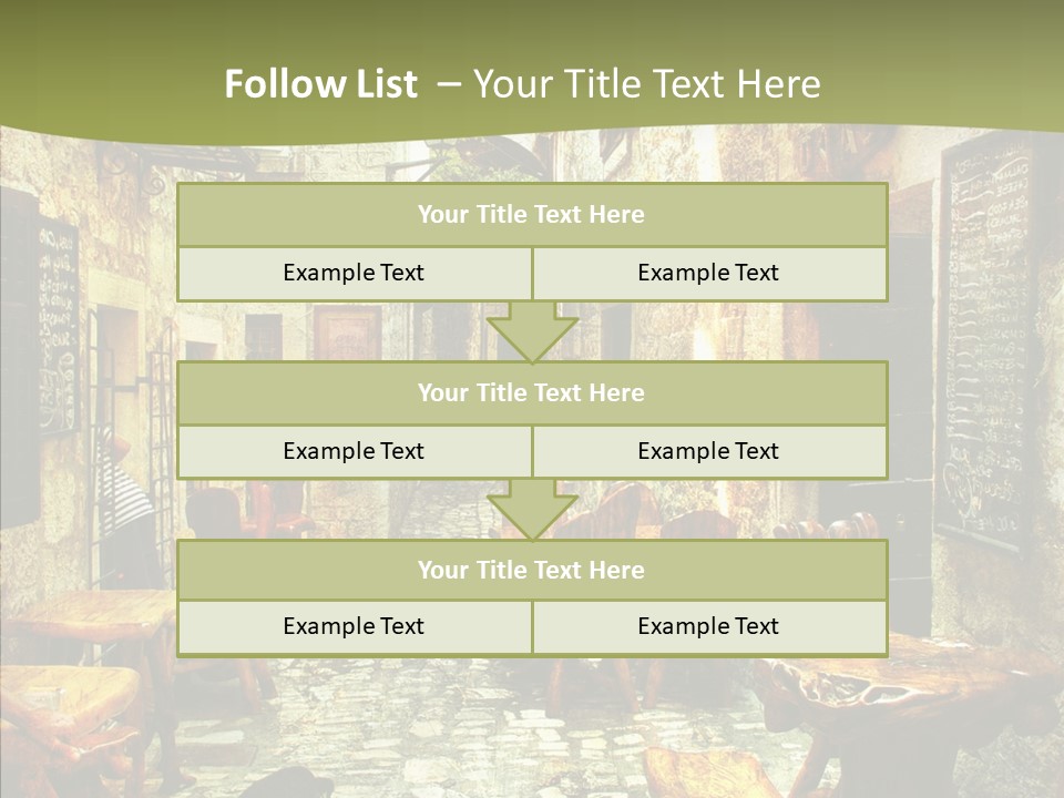 Alley Details House PowerPoint Template