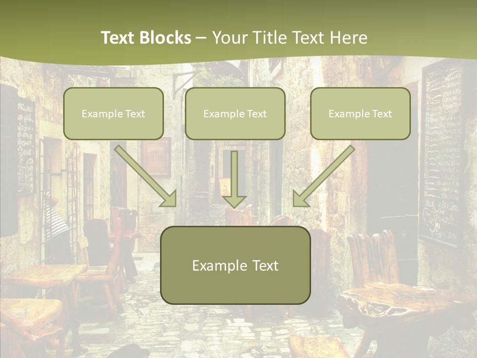 Alley Details House PowerPoint Template