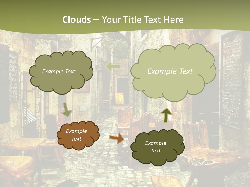 Alley Details House PowerPoint Template