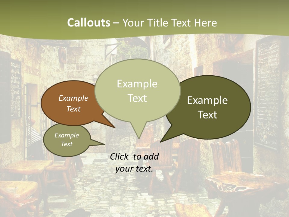 Alley Details House PowerPoint Template