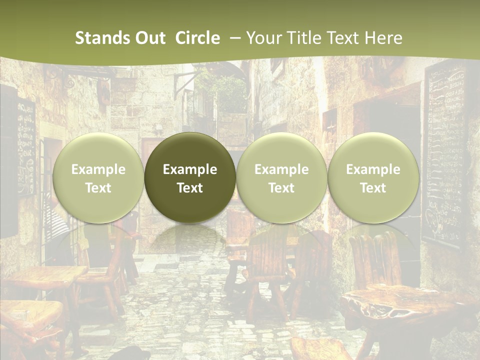 Alley Details House PowerPoint Template