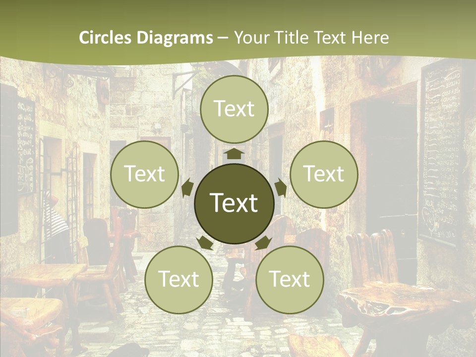 Alley Details House PowerPoint Template