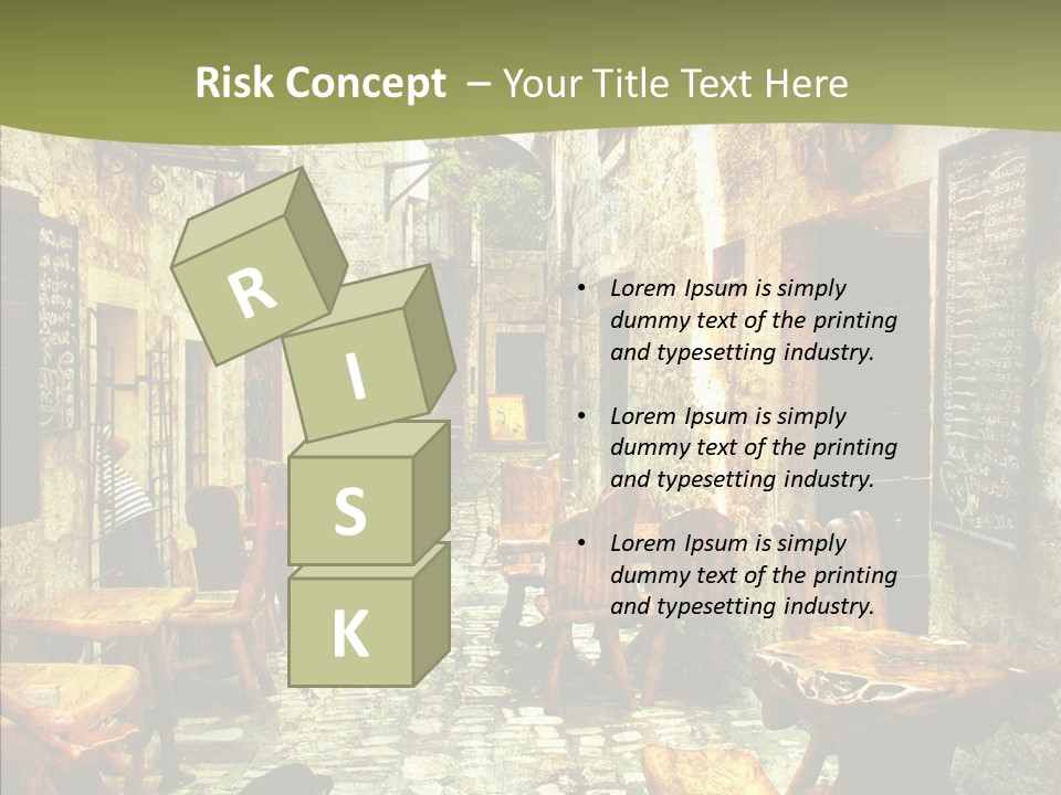 Alley Details House PowerPoint Template