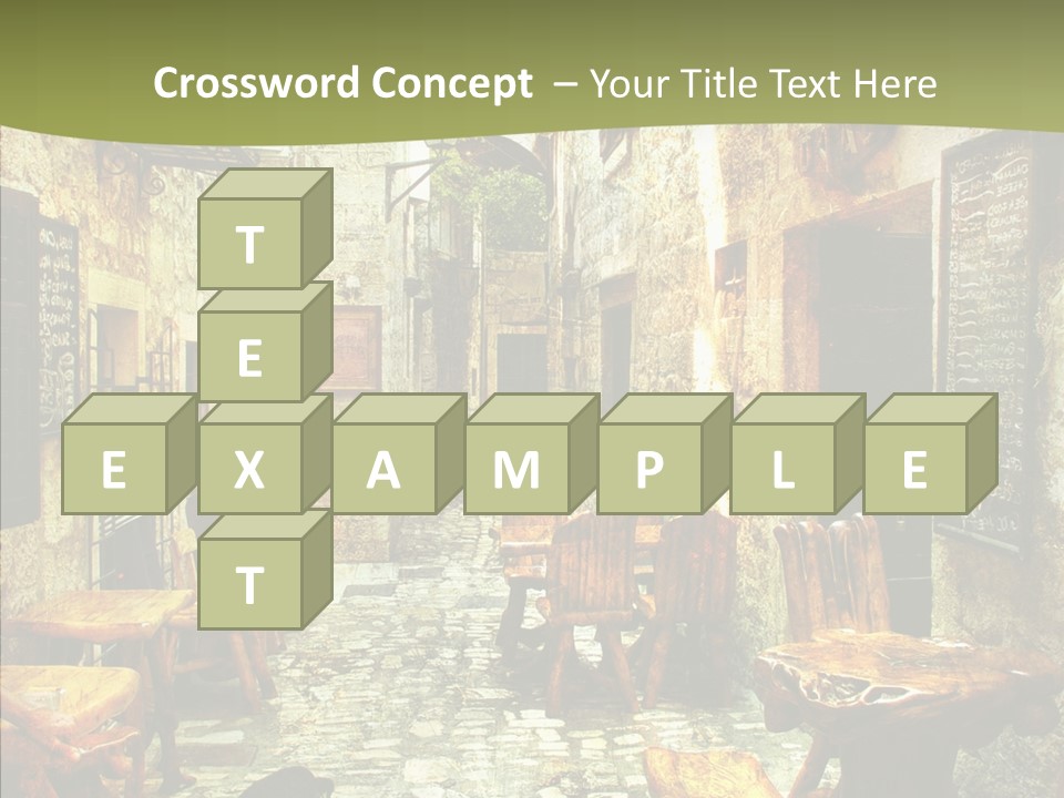 Alley Details House PowerPoint Template