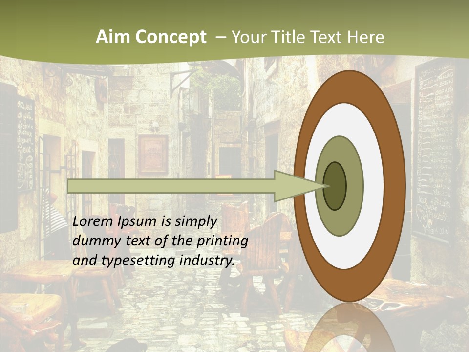 Alley Details House PowerPoint Template