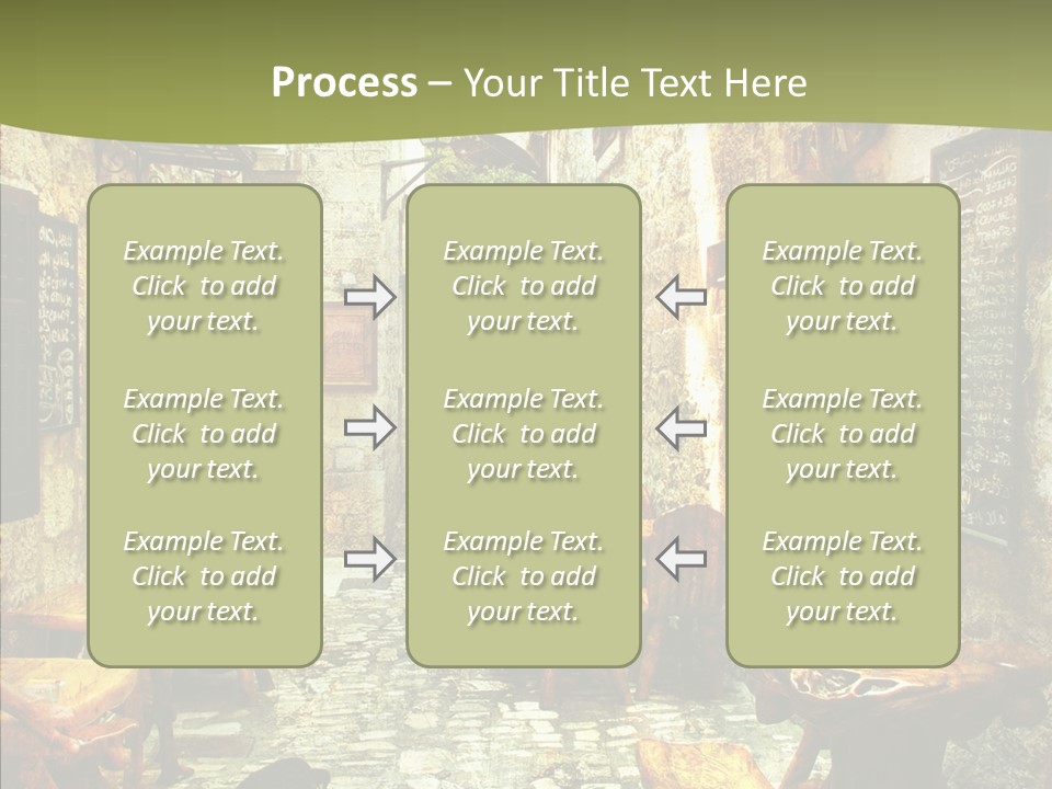 Alley Details House PowerPoint Template