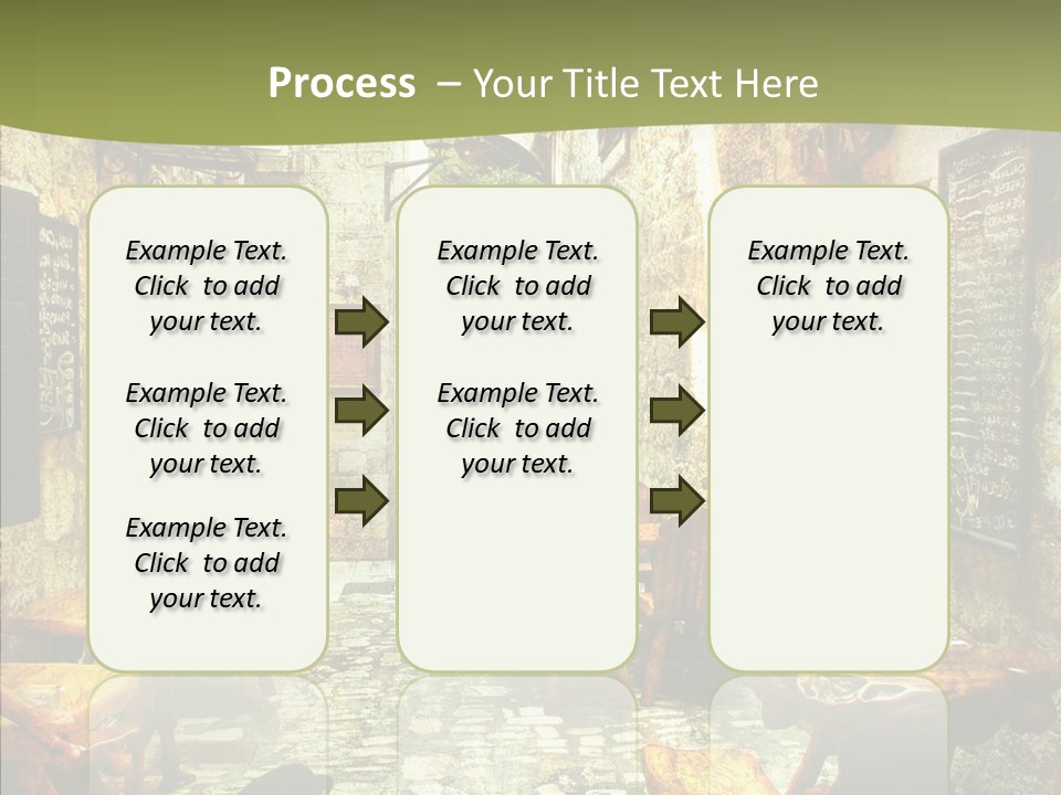 Alley Details House PowerPoint Template