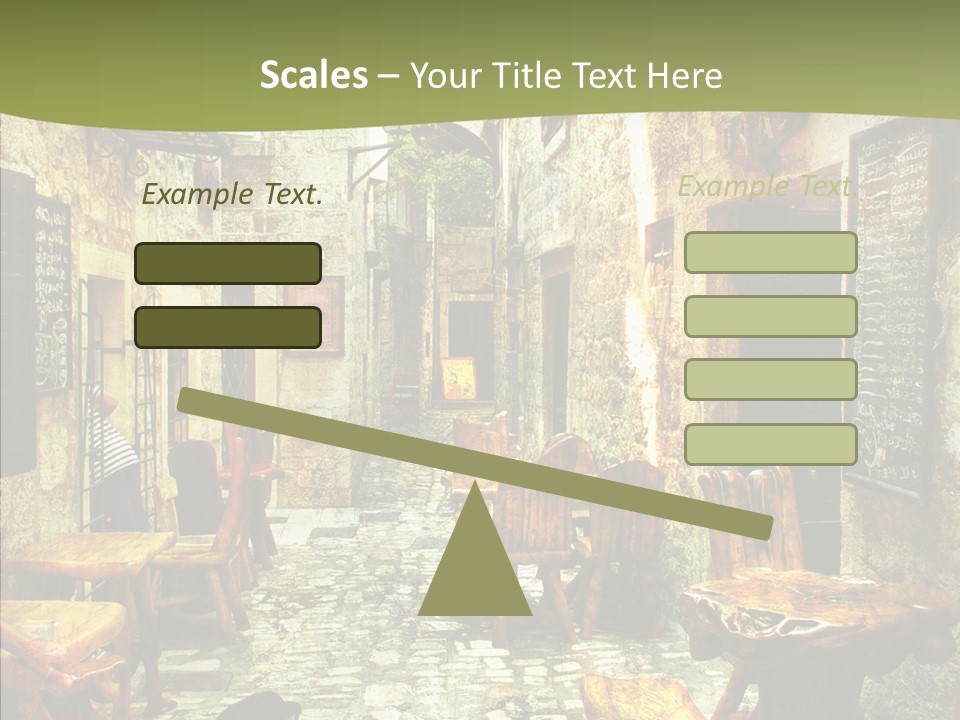 Alley Details House PowerPoint Template