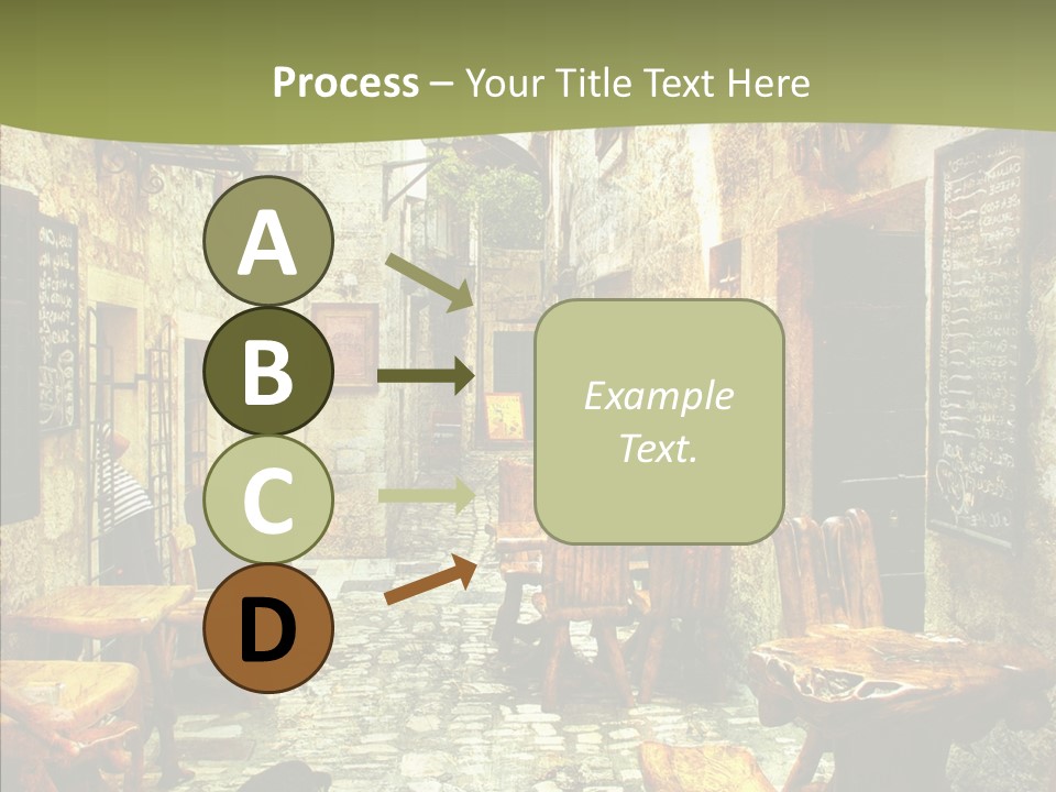 Alley Details House PowerPoint Template