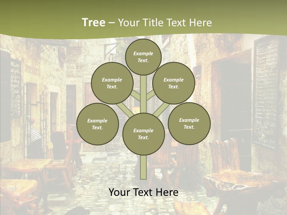 Alley Details House PowerPoint Template